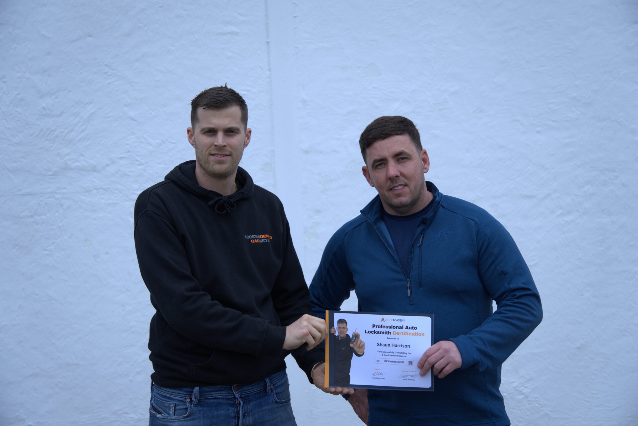 Qualified at Alter Academy Certificate